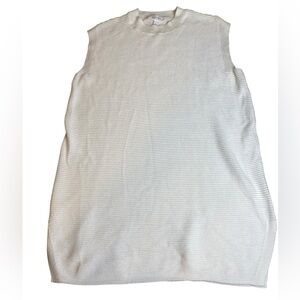 Haven Well Within Long Tunic Cotton Knit Sweater Vest Women’s Size S